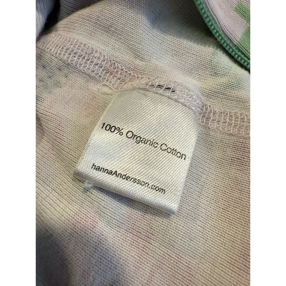 Hanna Andersson Size 3 90cm Kids Multicolor 100% Organic Cotton Pajama Suit